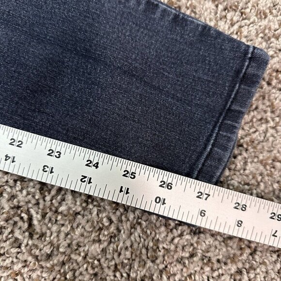 Democracy Ab Tech Solution Gray Skinny Jeans Womens 12 Elastic Waist Stretch‎ - Picture 10 of 11